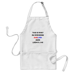 english mom, awesome standard apron