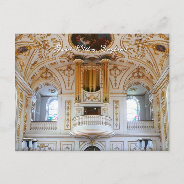English organ postcard (Front)