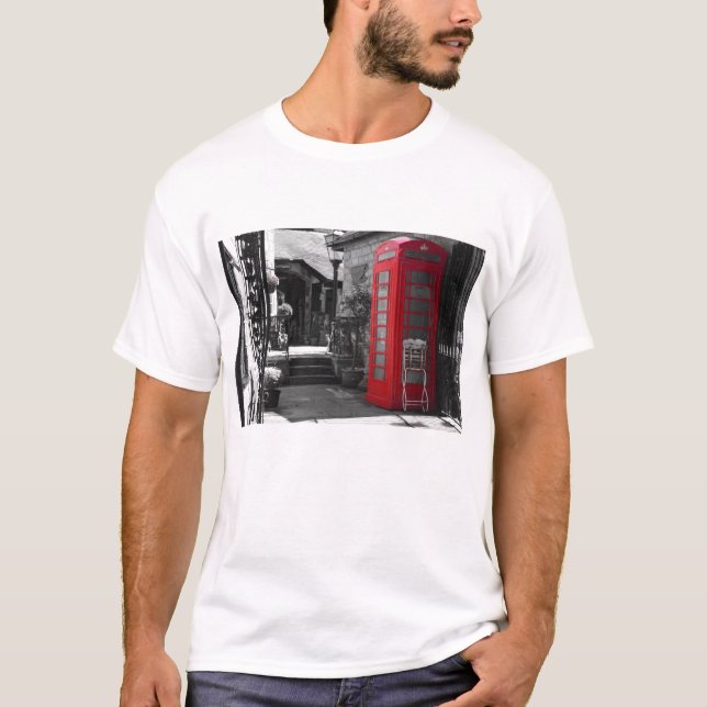 English Phone Booth T-Shirt (Front)