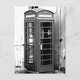 English Phone Cabin Postcard