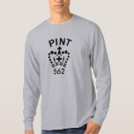 English pint long-sleeve T-shirt<br><div class="desc">Adult Imperial Pint T-shirt with crown verification seal. Order as-is,  or customise it with a different shirt style or colour.</div>