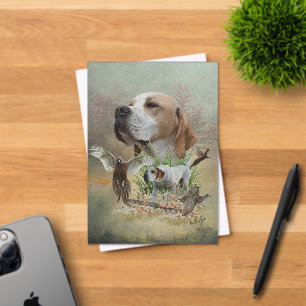 English Pointer  Acrylic Invitations