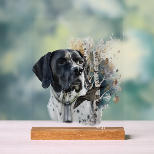 English Pointer  Acrylic Sign (Neutral)