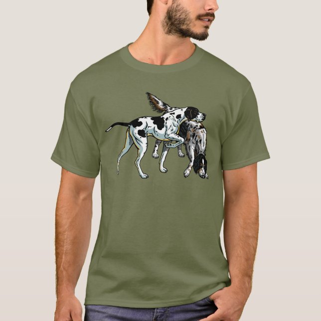 english pointer and setter T-Shirt (Front)