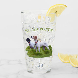 English pointer, bird hunting glass