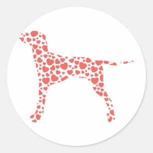 English Pointer Classic Round Sticker