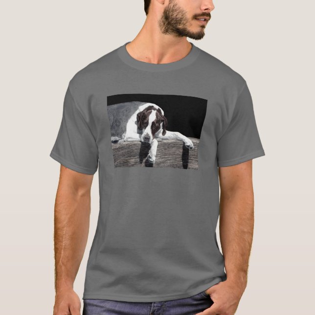 English Pointer - Dark T-shirt - "Sophie" (Front)