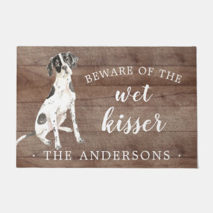 English Pointer Dog Personalised Door Mat