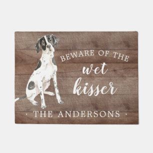 English Pointer Dog Personalised Door Mat