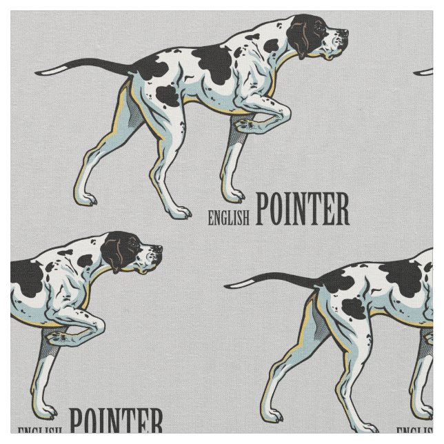 english pointer fabric (Close Up)