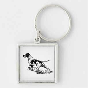 English Pointer Key Ring