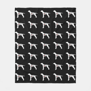 English Pointer Love Fleece Blanket