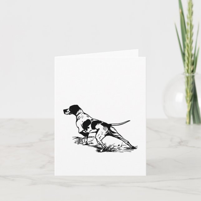 English Pointer Note Card (Front)