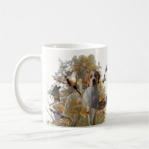English Pointer Tapestry Acrylic Print Coffee Mug