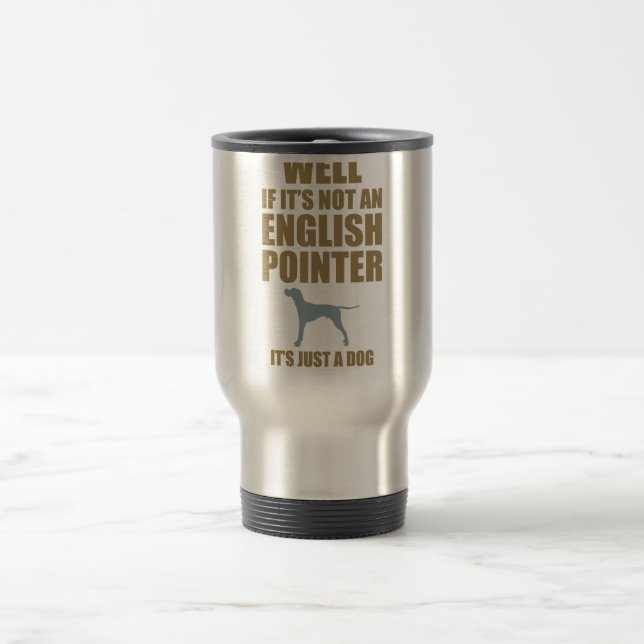 English Pointer Travel Mug (Center)