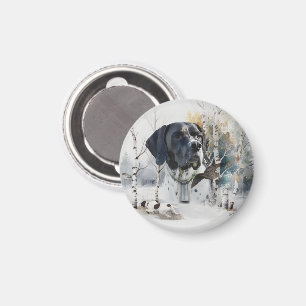 English Pointer , Woodcock Hunting Season , Art Magnet