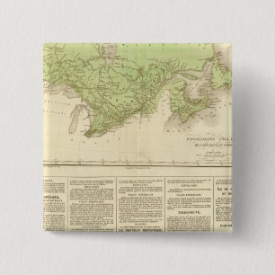 English possessions 15 cm square badge