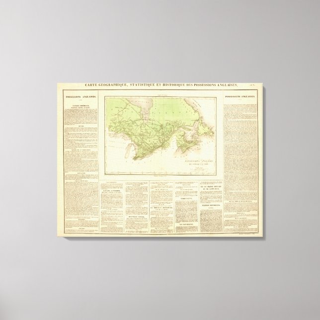 English possessions canvas print (Front)