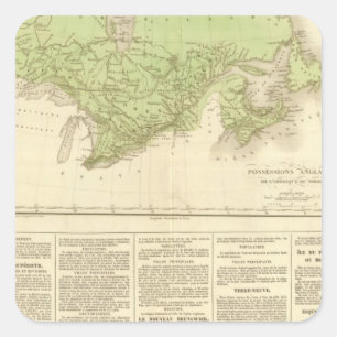 English possessions square sticker