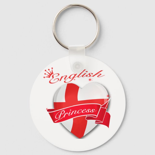 English Princess Key Ring (Front)