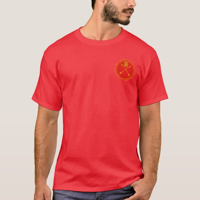 English Red & Gold Longbow Seal Shirt (Front)