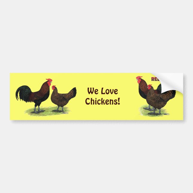 English Redcaps Bumper Sticker (Front)
