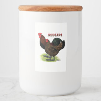 English Redcaps Food Label