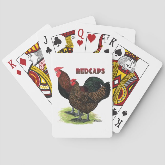 English Redcaps Playing Cards (Back)
