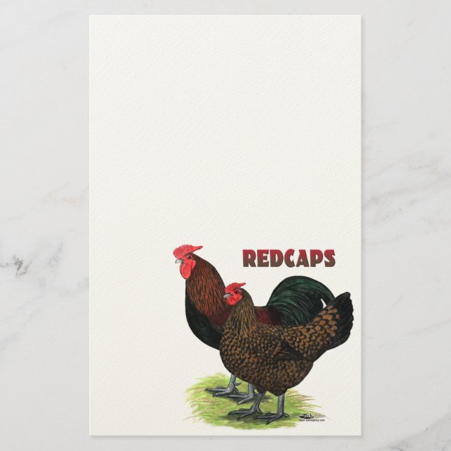 English Redcaps Stationery (Front)
