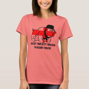 English Rhyming slang English flag T-Shirt