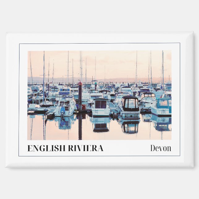 English Riviera, Torquay, Devon, England Magnet (Front)