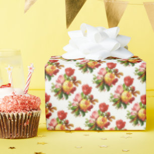 English Roses Tea Party Wrapping Paper