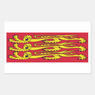 English Royal Banner Rectangular Sticker