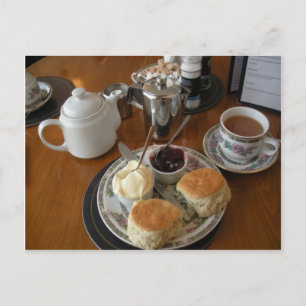 English Scenes, Afternoon Cream Tea Postcard