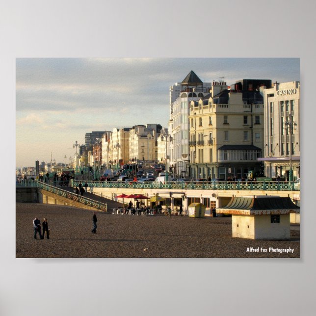 English Seaside Afternoon Poster (Front)