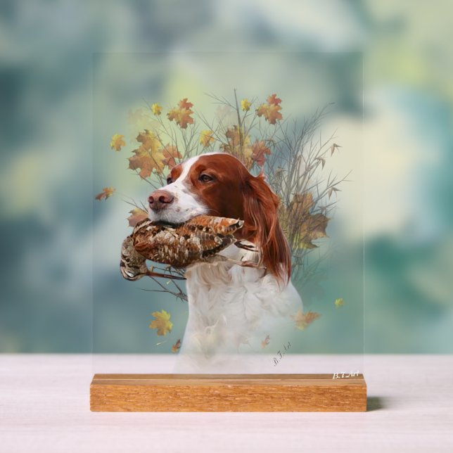 English Setter  Acrylic Sign (Neutral)