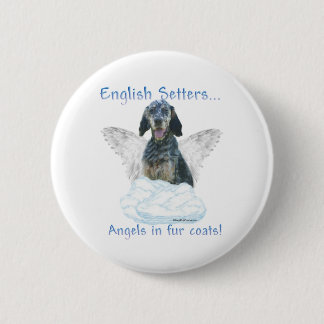 English Setter Angel - Button
