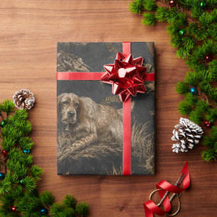English Setter ,Art Wrapping Paper