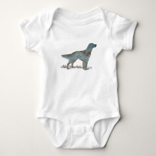 English setter baby bodysuit
