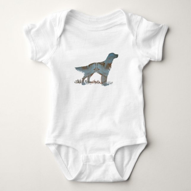 English setter baby bodysuit (Front)
