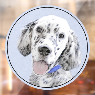 English Setter Blue Belton Painting Dog Art