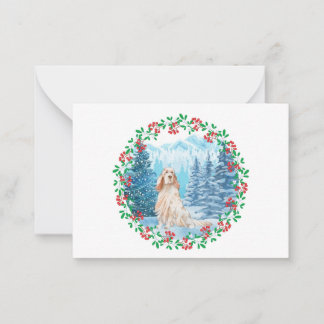 English Setter Christmas Card