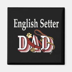 english setter dad Magnet