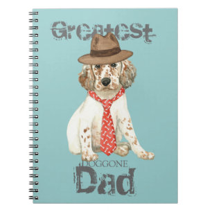 English Setter Dad Notebook