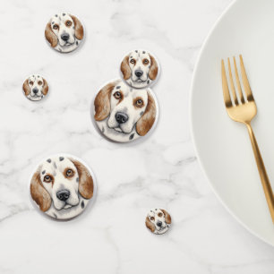 English Setter Dog 3D Inspired Confetti