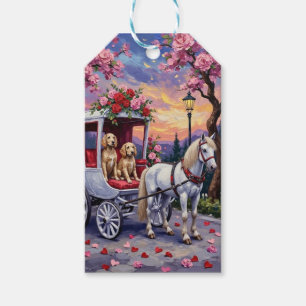 English Setter Dog Valentine's Day Gift Tags