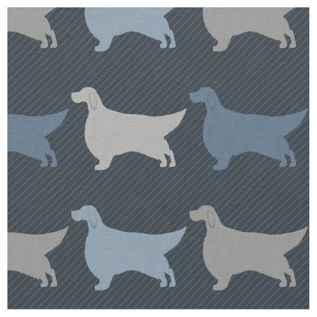 English Setter Fabric (Close Up)