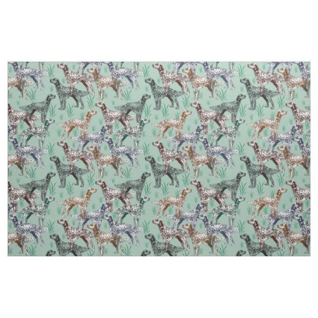 English Setter fabric (Fat Quarter)