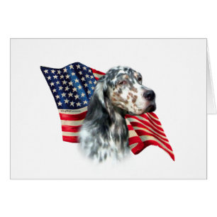 English Setter Flag