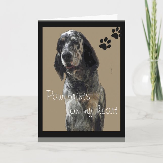 English Setter Greeting Card (Front)